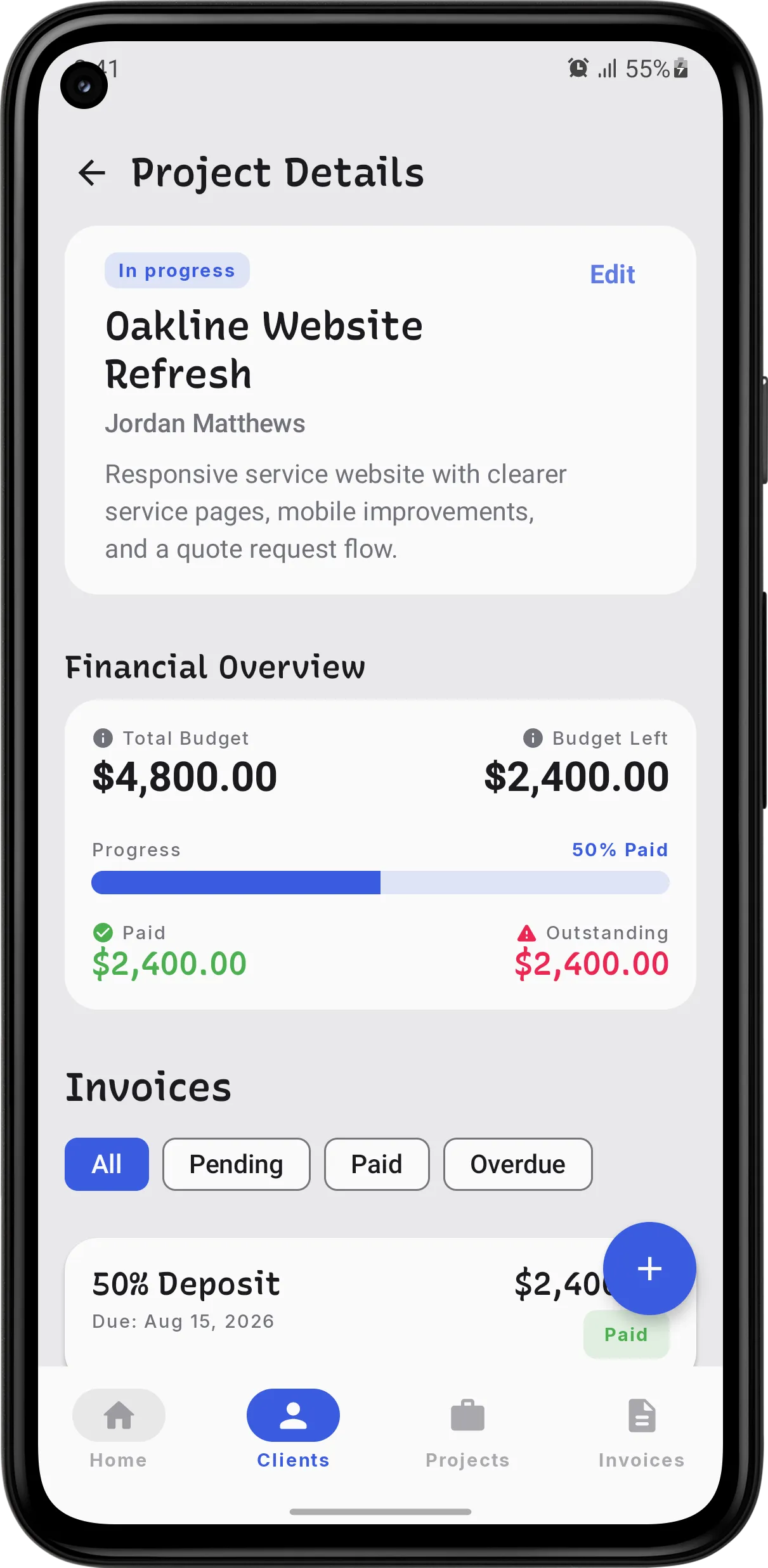 Project Financials